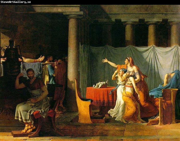 Jacques-Louis David The Lictors Bring to Brutus the Bodies of His Sons